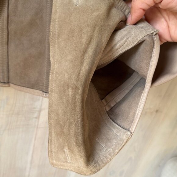 Coach Leather Shirt Jacket Size 8 - Picture 8 of 16